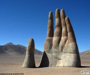 Puzzle Το χέρι της ερήμου, Χιλή